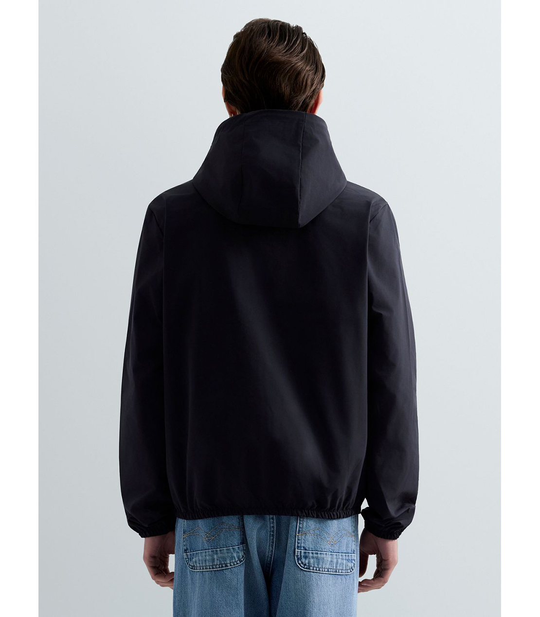 マイクロポリ フーディー 詳細画像 ダークネイビー 3